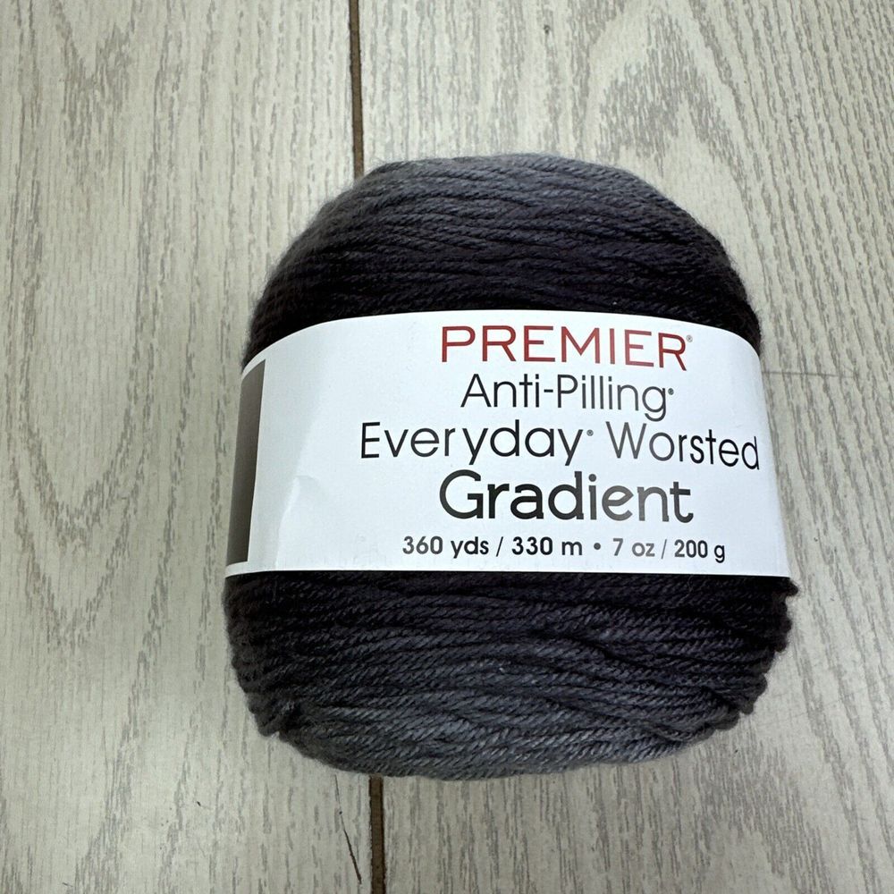 Premier Anti Pilling Everyday Worsted Gradient‎ Yarn 2115-09 Black Tones